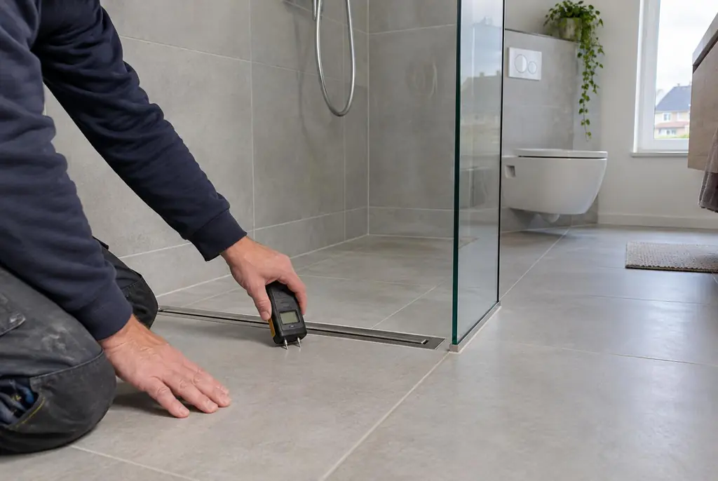 Lekdetectie Oegstgeest – badkamer in een nieuwbouwwoning